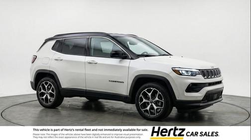 Bright White Clearcoat 2025 Jeep Compass Limited