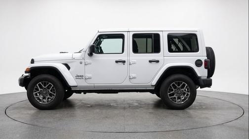 Bright White Clearcoat 2025 Jeep Wrangler 4-Door Sahara 4x4