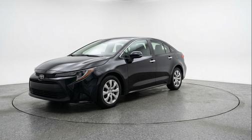 Midnight Black Metallic 2025 Toyota Corolla LE