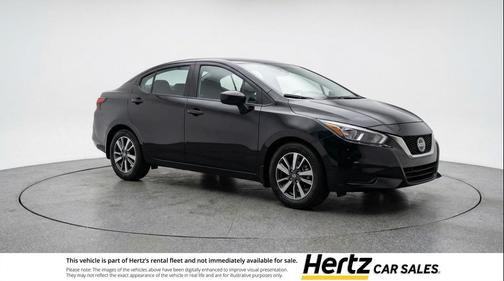 Super Black 2025 Nissan Versa 1.6 SV