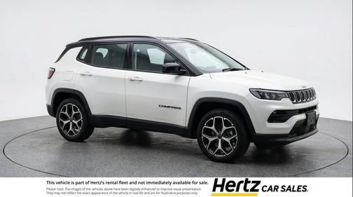 Bright White Clearcoat 2025 Jeep Compass Limited