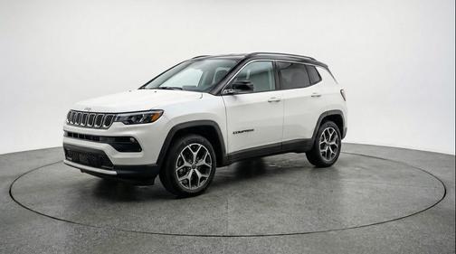 Bright White Clearcoat 2025 Jeep Compass Limited
