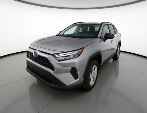 Silver Sky Metallic 2025 Toyota RAV4 Hybrid LE