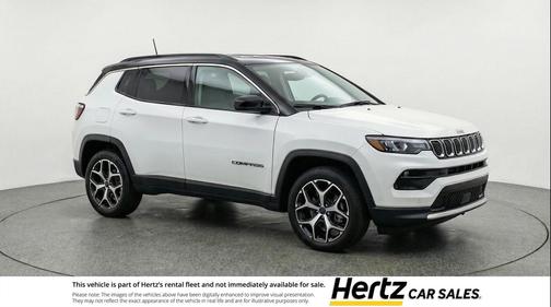 Bright White Clearcoat 2025 Jeep Compass Limited