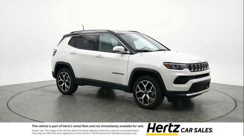 Bright White Clearcoat 2025 Jeep Compass Limited