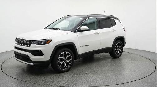 Bright White Clearcoat 2025 Jeep Compass Limited