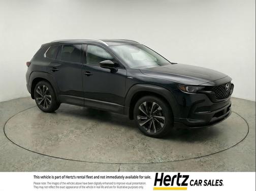 Jet Black Mica 2025 Mazda CX-50 Hybrid Premium Plus Package
