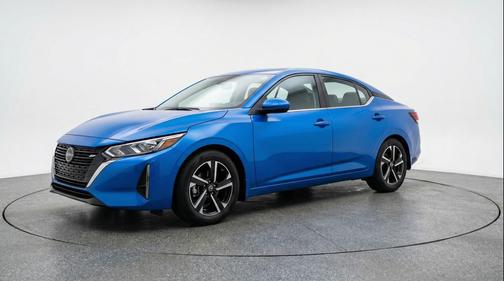 Electric Blue Metallic 2025 Nissan Sentra SV