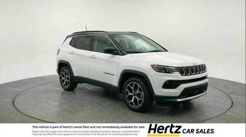 Bright White Clearcoat 2025 Jeep Compass Limited