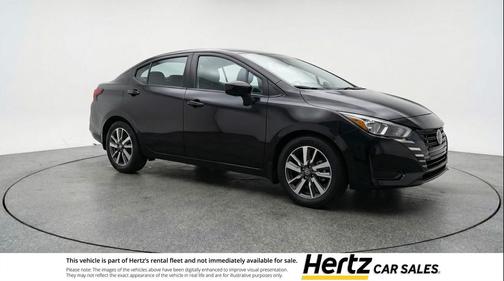 Super Black 2025 Nissan Versa 1.6 SV