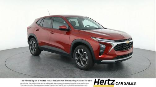 Crimson Metallic 2025 Chevrolet Trax LT