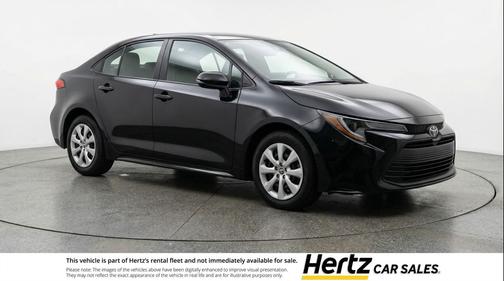 Midnight Black Metallic 2025 Toyota Corolla LE