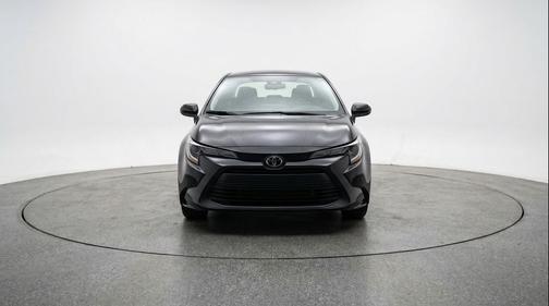 Midnight Black Metallic 2025 Toyota Corolla LE