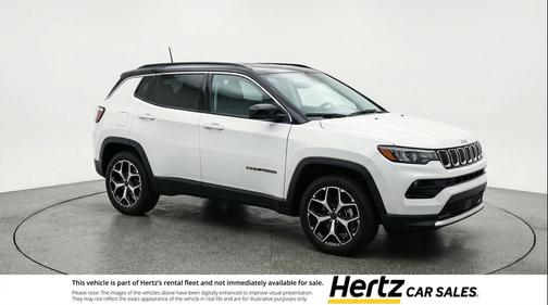 Bright White Clearcoat 2025 Jeep Compass Limited