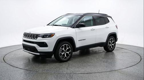Bright White Clearcoat 2025 Jeep Compass Limited