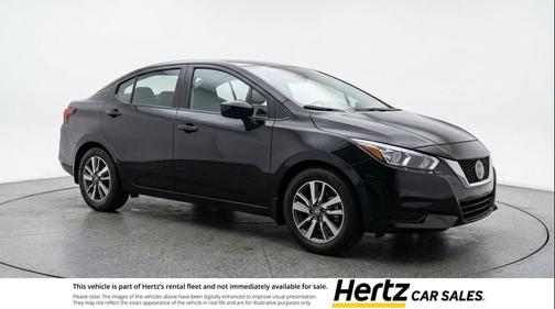 Super Black 2025 Nissan Versa 1.6 SV