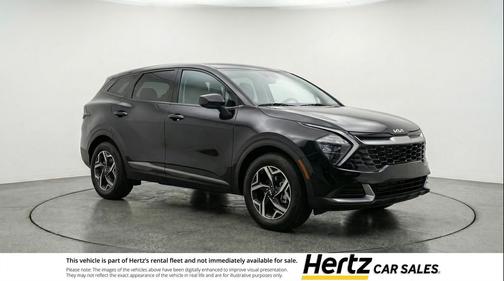 Ebony Black 2025 Kia Sportage LX