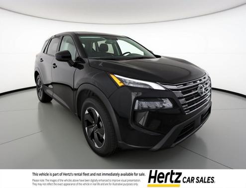 Super Black 2025 Nissan Rogue SV