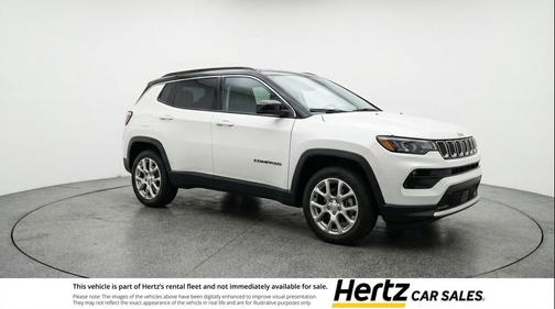 Bright White Clearcoat 2025 Jeep Compass Limited