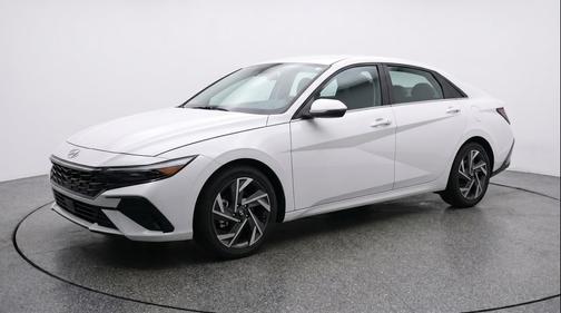 Serenity White 2025 Hyundai ELANTRA SEL