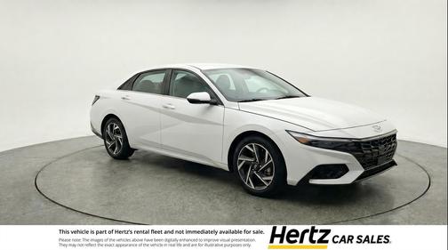Serenity White 2025 Hyundai ELANTRA SEL