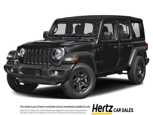 Black Clearcoat 2025 Jeep Wrangler 4-Door Sahara 4x4