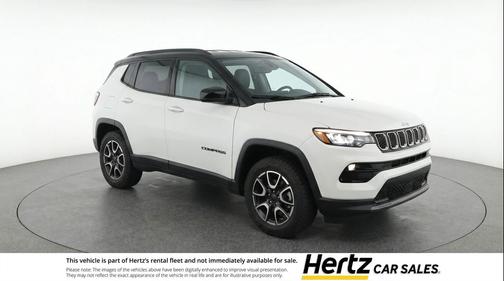 Bright White Clearcoat 2025 Jeep Compass Trailhawk