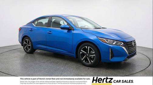 Electric Blue Metallic 2025 Nissan Sentra SV