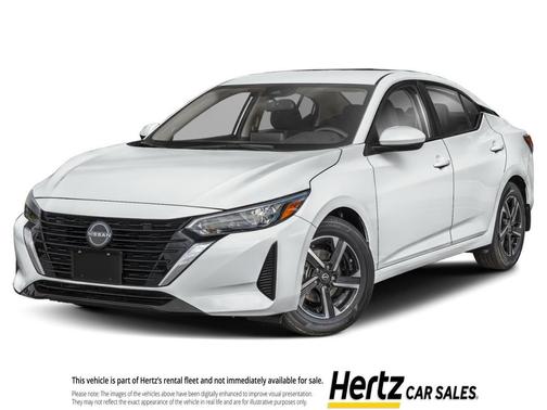 Aspen White Tricoat 2024 Nissan Sentra SV
