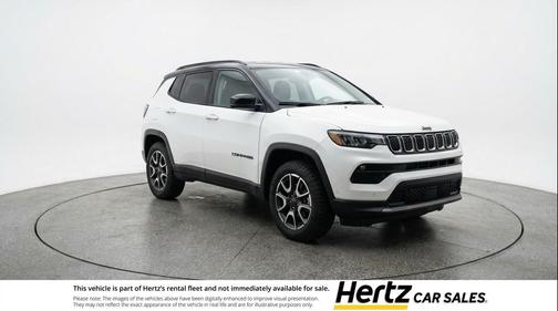 Bright White Clearcoat 2025 Jeep Compass Trailhawk