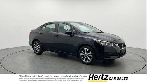 Super Black 2025 Nissan Versa 1.6 SV
