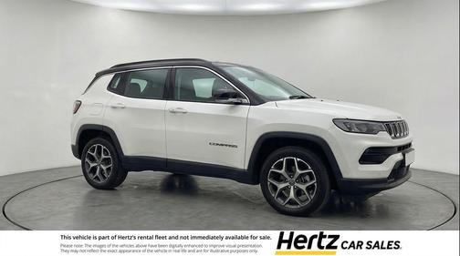 Bright White Clearcoat 2025 Jeep Compass Limited