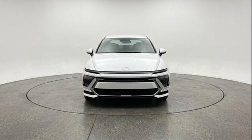 Serenity White 2025 Hyundai SONATA Hybrid SE