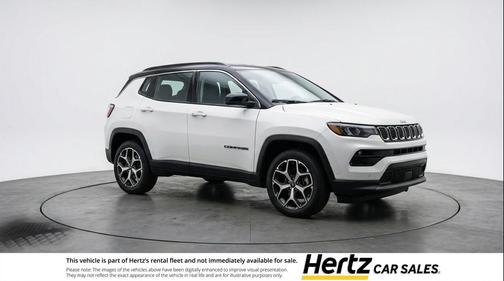 Bright White Clearcoat 2025 Jeep Compass Limited