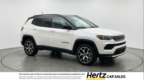 Bright White Clearcoat 2025 Jeep Compass Limited