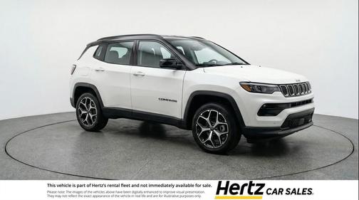 Bright White Clearcoat 2025 Jeep Compass Limited