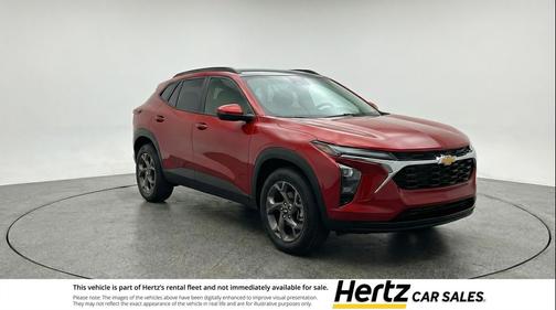 Crimson Metallic 2025 Chevrolet Trax LT