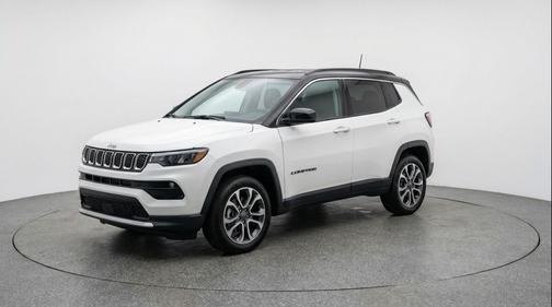 Bright White Clearcoat 2025 Jeep Compass Limited