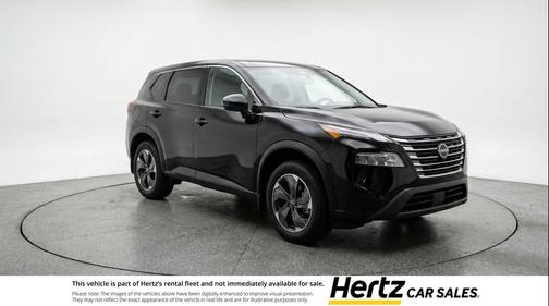 Super Black 2025 Nissan Rogue SV