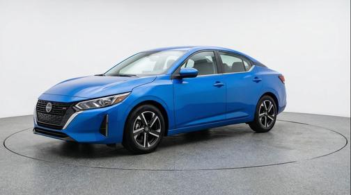 Electric Blue Metallic 2025 Nissan Sentra SV