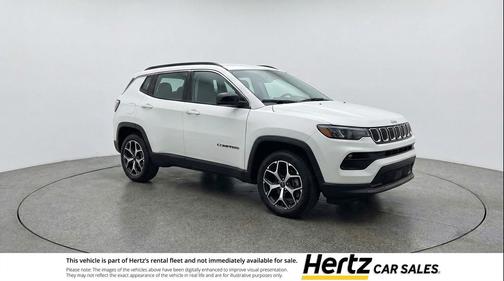 Bright White Clearcoat 2025 Jeep Compass Limited