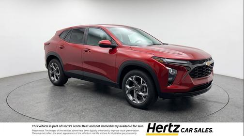 Crimson Metallic 2025 Chevrolet Trax LT