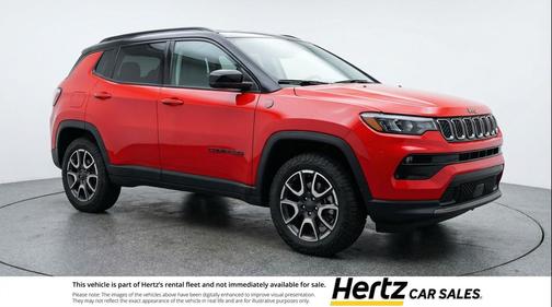 Red Hot Pearlcoat 2025 Jeep Compass Trailhawk