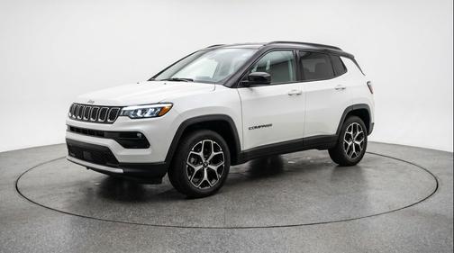 Bright White Clearcoat 2025 Jeep Compass Limited
