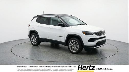 Bright White Clearcoat 2025 Jeep Compass Limited