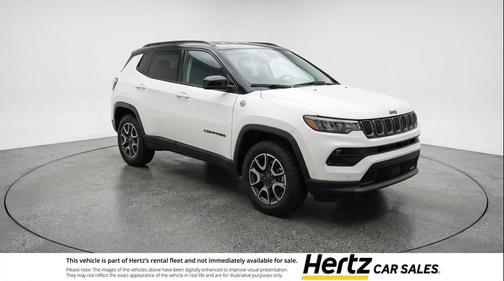 Bright White Clearcoat 2025 Jeep Compass Trailhawk