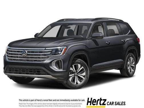 Deep Black Pearl 2026 Volkswagen Atlas 2.0T SE w/Technology