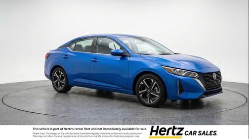 Electric Blue Metallic 2025 Nissan Sentra SV