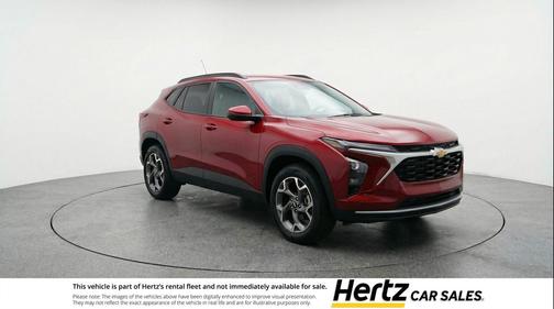 Crimson Metallic 2025 Chevrolet Trax LT