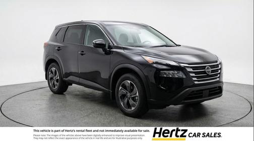 Super Black 2025 Nissan Rogue SV
